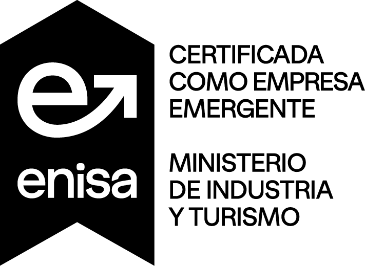 Certificada como empresa emergente. Ministerio de Industria y Turismo